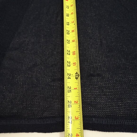 Aeropostale Blue Lightweight Open Front Knit Cardigan Sweater Women Size L - Picture 9 of 9